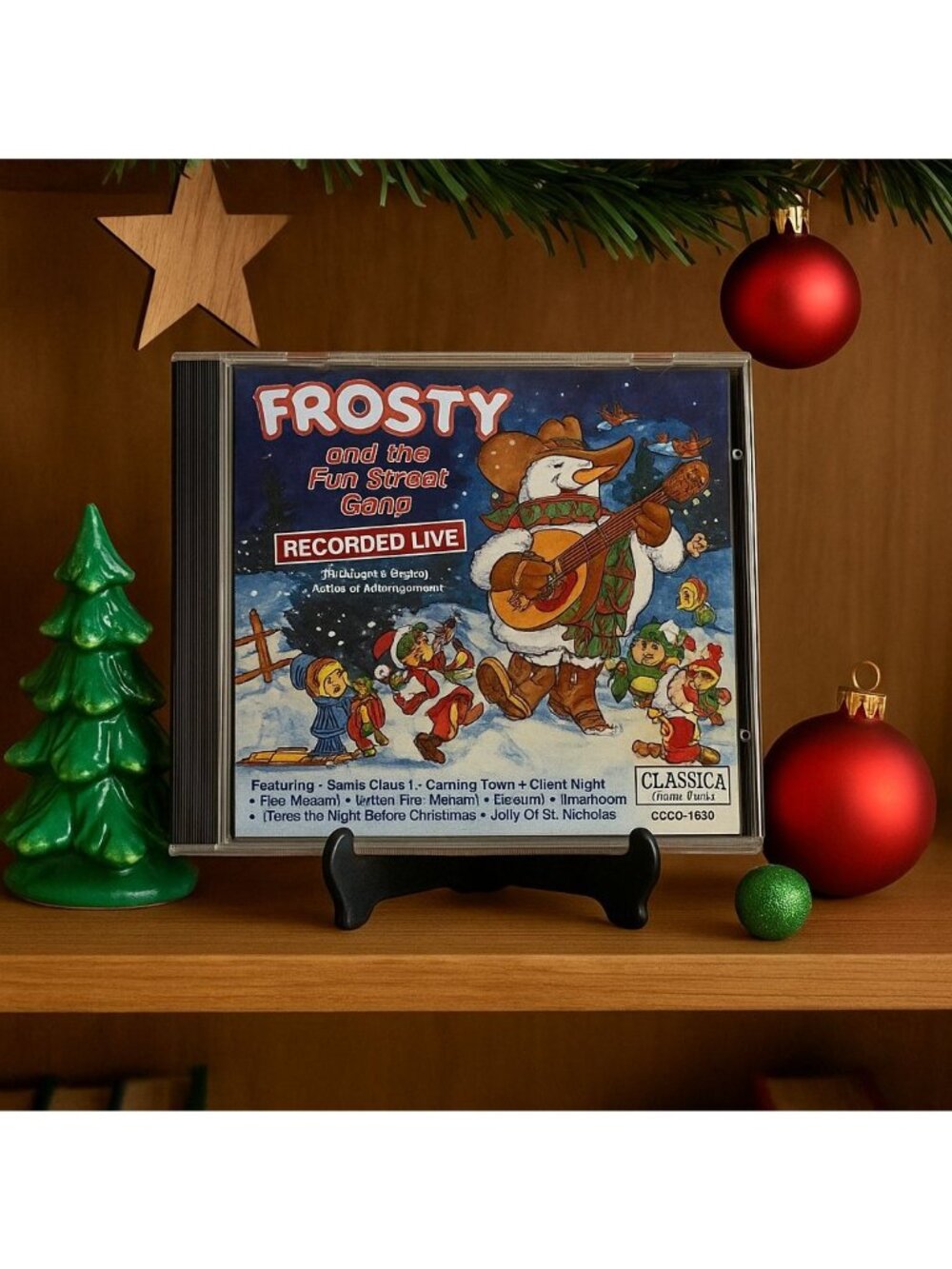 Frosty and the Fun Street Gang CD 1992 Sing‑Along Holiday Kids Songs Christmas